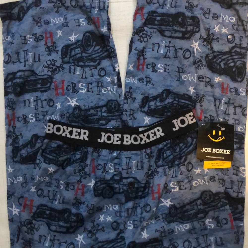 Pajama pants boys sizes 6/7 or 8 Nitro Horsepower polyester Joe Boxer